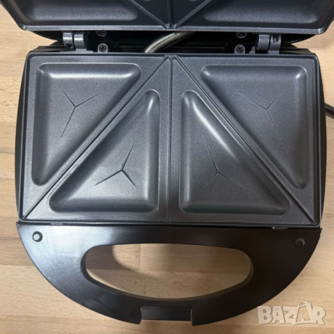 Уред за сандвичи Royal Swiss SLS1057C, 750W, незалепващи плочи, регулирем термостат, снимка 2 - Друга електроника - 52137383