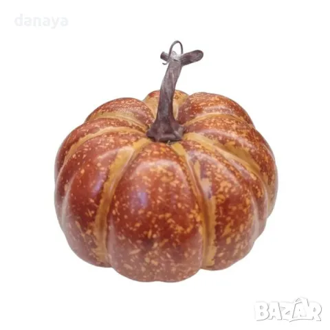 5421 Реалистична изкуствена тиква за украса и декорация, снимка 3 - Изкуствени цветя - 47771667