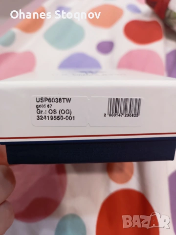 Комплект обеци и колие US POLO – сърце, снимка 4 - Обеци - 53440452