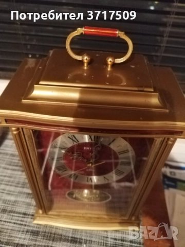 Настолен часовник с мелодии RHYTHM CITIZEN, въртящи се декорации JAPAN, снимка 4 - Антикварни и старинни предмети - 52497643