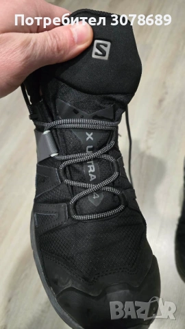 Мъжки туристически обувки Salomon Gore-tex Ultra 4 Mid Gtx - black/magnet/pearl, снимка 7 - Други - 53114043