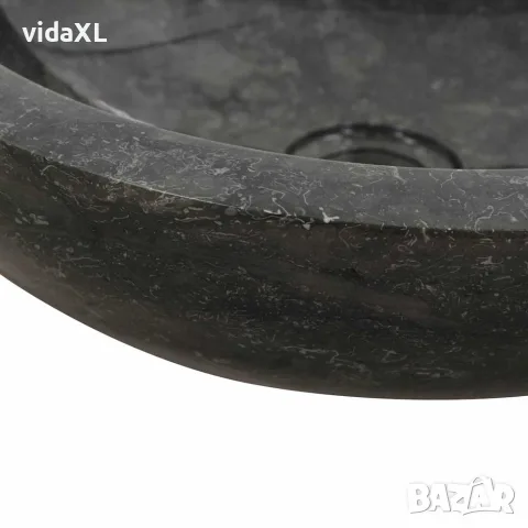 vidaXL Мивка, 40x12 см, мрамор, черна, снимка 9 - Мивки - 56146011