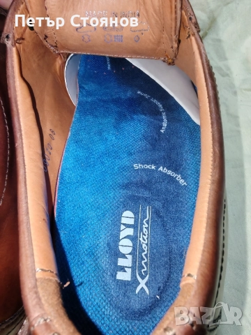 елегантни мъжки обувки от естествена кожа LLOYD X motion №44, снимка 6 - Официални обувки - 51668212