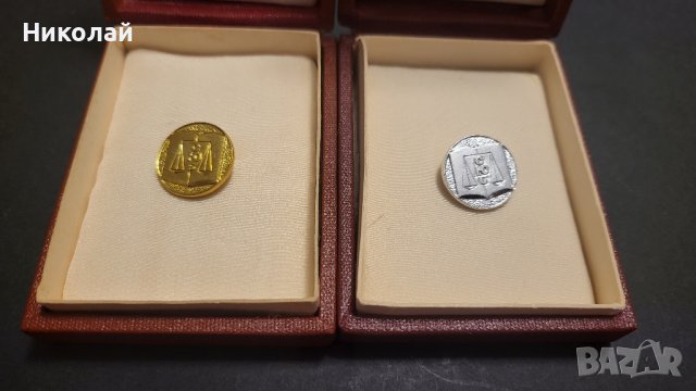 Комплект златна и сребърна значки на Съюз на Юристите, снимка 5 - Антикварни и старинни предмети - 41968618