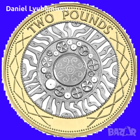 2 паунда 2003г., снимка 3 - Нумизматика и бонистика - 53077509
