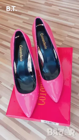 Продавам - Дамски лачени елегантни обувки - 35 номер, снимка 9 - Дамски обувки на ток - 47722056
