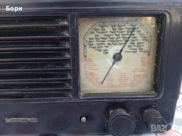 LORENZ super 10 A 1941г. бакелитово радио, снимка 4 - Радиокасетофони, транзистори - 38806368