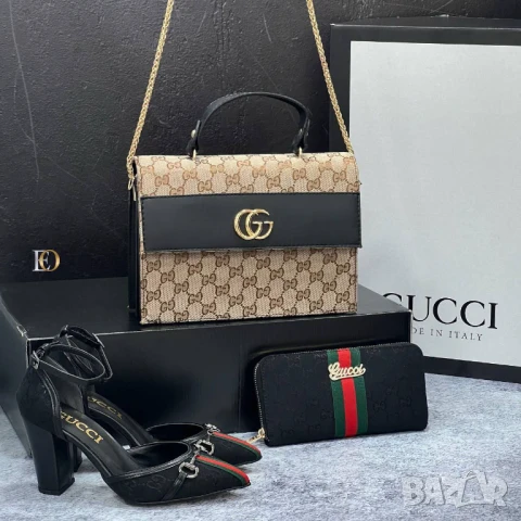 сандали на ток gucci, снимка 3 - Сандали - 50761363