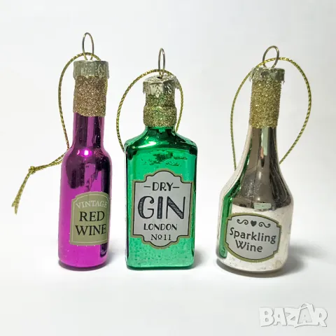 Коледни играчки „Коктейли“, снимка 2 - Декорация за дома - 47927288