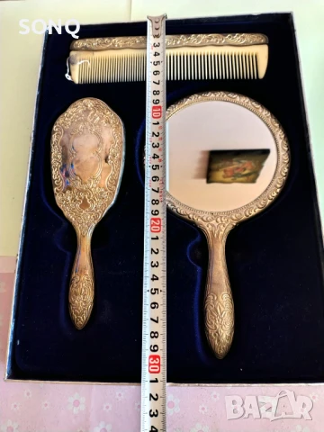 Луксозен Дамски Посребрен Комплект, снимка 12 - Други - 50597715