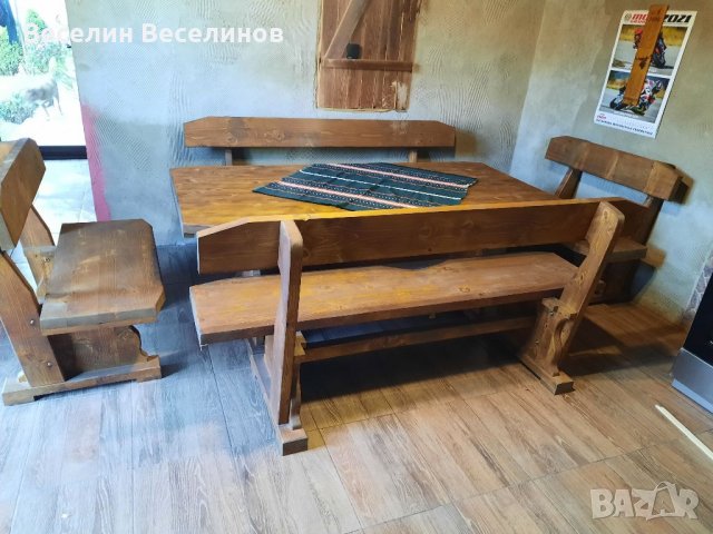 Баварски маси и пейки, снимка 9 - Градински мебели, декорация  - 34351210