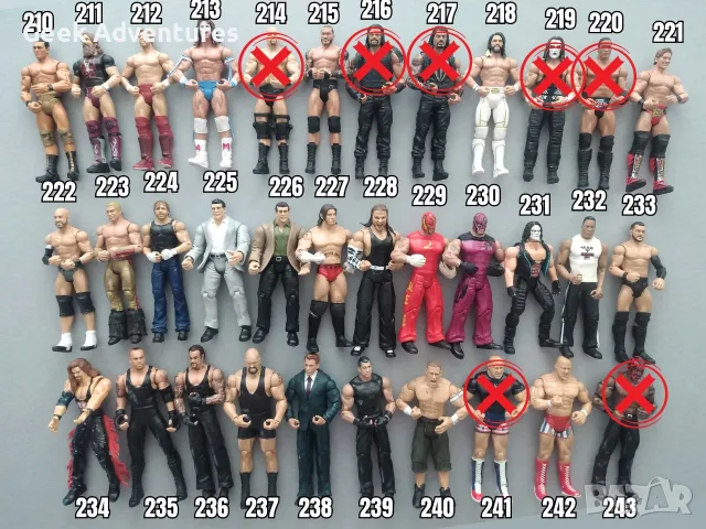 Кечисти Екшън Фигурки WWE Pro-Wrestling Кеч Играчки John Cena Randy Orton Brock Lesnar 3/3, снимка 7 - Фигурки - 46367335