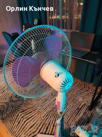 Вентилатор със стойка Synchro, снимка 2 - Вентилатори - 52975944