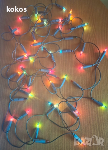 Цветни коледни лампички, снимка 2 - Други - 51523079