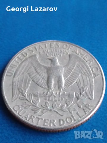 25 цента САЩ 1980, снимка 2 - Нумизматика и бонистика - 10823535