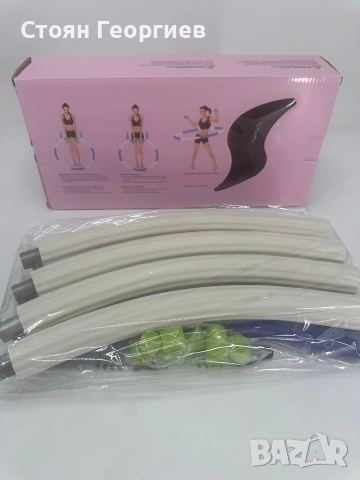 Фитнес обръч Hula Hoop TvvaaFog, Mасажен, Антицелулитен, 86 см 