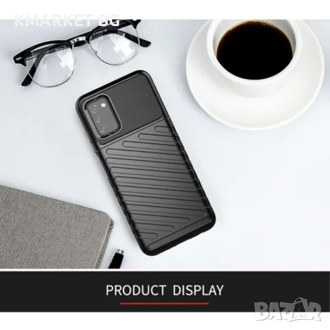 Samsung Galaxy A03s Удароустойчив Twill Texture Калъф и Протектор, снимка 10 - Калъфи, кейсове - 48582751