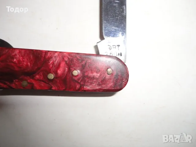 Страхотен нож от соца Сърп и Чук  ВТ, снимка 7 - Ножове - 56235578