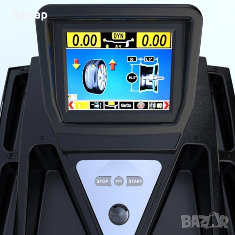 Автоматична баланс машина с LCD монитор за гуми на леки и лекотоварнии, снимка 2 - Други машини и части - 51534322