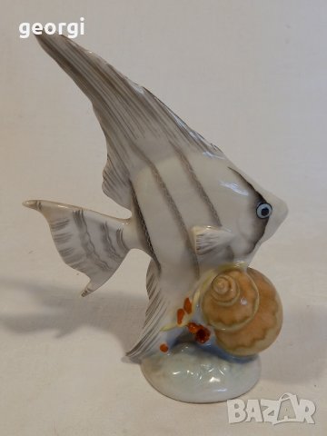 Унгарска порцеланова фигура риба, снимка 1 - Декорация за дома - 42218896