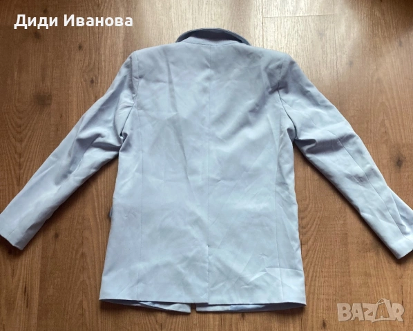 Дамско светло синьо сако, снимка 2 - Якета - 53412109