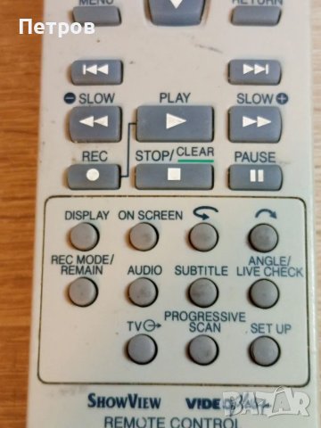 Дистанционно"JVC" RM-SDR028E(Dvd Recorder), снимка 3 - Дистанционни - 50227655