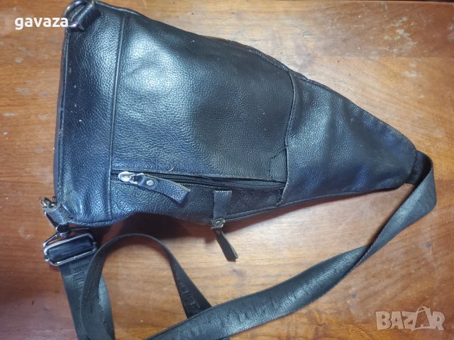 Мъжка кожена чанта за през рамо BULLCAPTAIN, снимка 5 - Чанти - 41303481