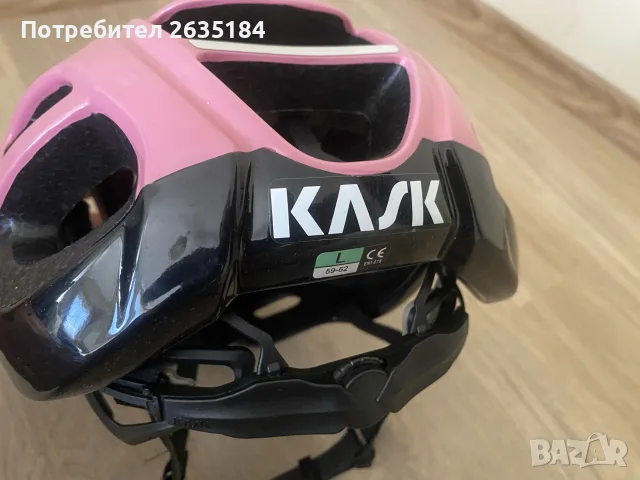 Вело каска Kask Protone - Size L 59-62 см, снимка 3 - Аксесоари за велосипеди - 56058023