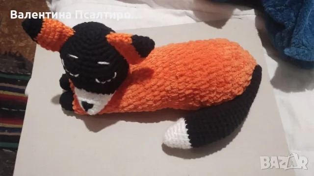 Лисица амигуруми 