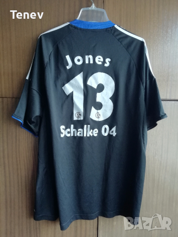 Schalke 04 Jermaine Jones Adidas оригинална фланелка тениска Шалке 04 Адидас 2009/2010