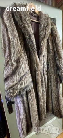 Дълго палто от естествен косъм, снимка 3 - Палта, манта - 53213097