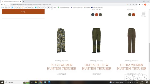 SWEDTEAM GORE-TEX Trouser Womens за лов размер 42 / XL дамски панталон водонепромокаем - 292, снимка 3 - Панталони - 41450327