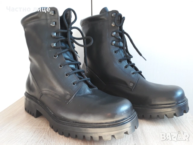 Нови Полицейски Тактически Кубинки №45 Естествена кожа, снимка 3 - Мъжки боти - 53372924