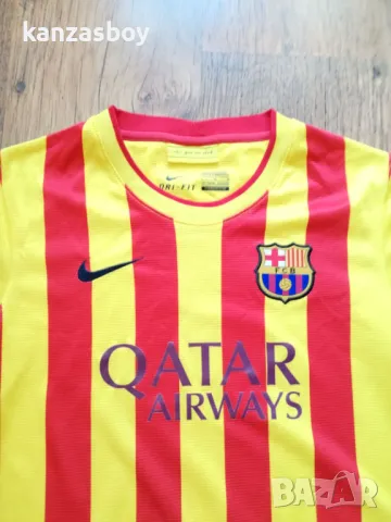 Nike FC Barcelona 2013-14 Away - юношеска футболна тениска 147-158см., снимка 7 - Детски тениски и потници - 48882512