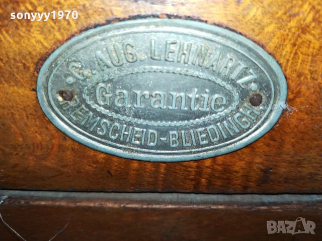 C.AUG.LEHNARTZ-GARANTIE-GERMANY 1309212140, снимка 11 - Антикварни и старинни предмети - 34123935