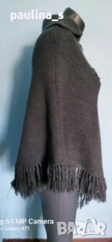 Три броя / Марково пончо с яка и копчета "art. 9", "Yessica" и "by Nora" , снимка 10 - Шалове - 44459185