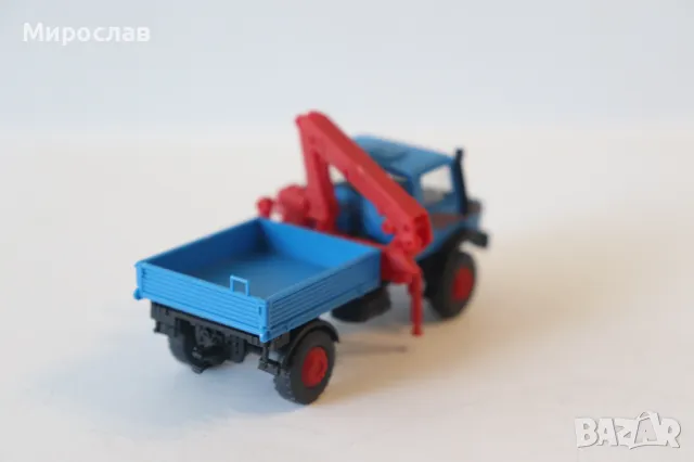 KIBRI H0 1/87 MERCEDES АВТО КРАН КАМИОН КРАН МОДЕЛ КОЛИЧКА, снимка 5 - Колекции - 49774618
