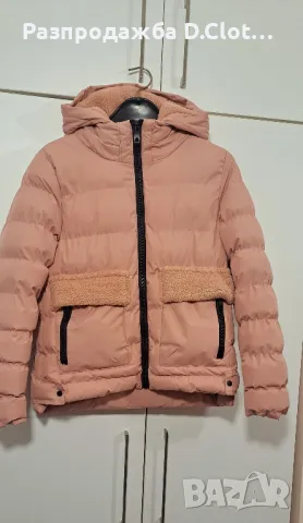 дебело зимно розово яке, снимка 2 - Якета - 47830659