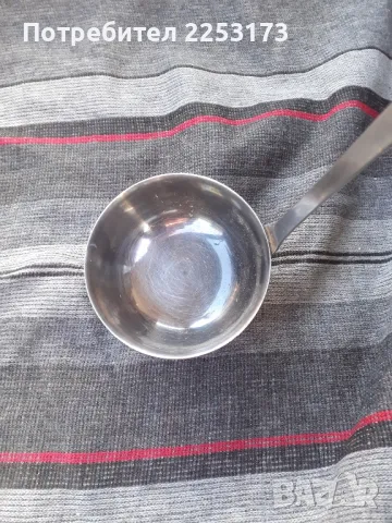 Стар руски нерж.черпак, снимка 2 - Прибори за хранене, готвене и сервиране - 47529508