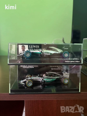 продавам колекция формула1 Minichamps 1:43 на Mercedes , снимка 4 - Колекции - 53481872