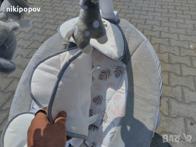 CANGAROO Електрическа люлка LA SCALA розов, снимка 11 - Детски люлки - 53565183