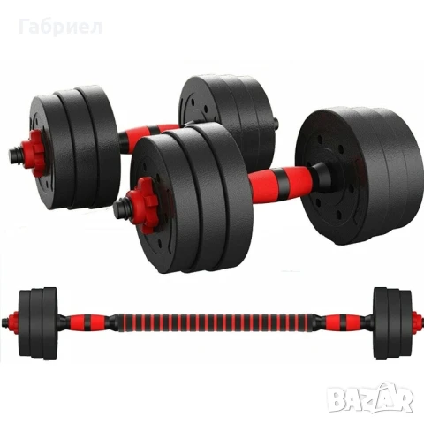 Дъмбели и гири Stanimir Mihov, Тренировъчен комплект 30кг, Регулиране