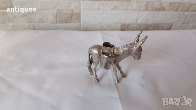 Стара мастилница във фигурата на магаре, снимка 10 - Други ценни предмети - 53029868