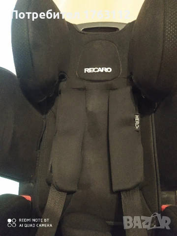 Recaro Hero столче за кола за дете от 15 до 36 кг, използвано няколко месеца., снимка 3 - Столчета за кола и колело - 50613452