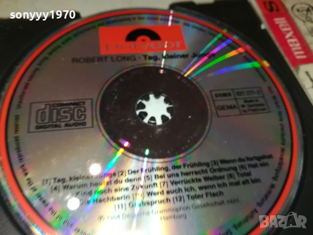 ROBERT LONG CD MADE IN WEST GERMANY 2907251155, снимка 12 - CD дискове - 51177306