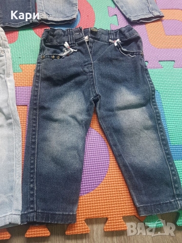 Лот Бебешки дънки 6-12м 4лв броя, снимка 8 - Бебешки дънки - 36076982