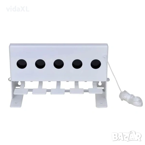 vidaXL Падаща мишена с 5 дупки с кабел за нулиране(SKU:90832), снимка 2 - Други спортове - 53785882