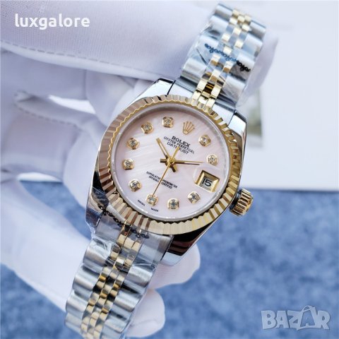Дамски часовник Rolex Oyster Perpetual Datejust с автоматичен механизъм, снимка 2 - Дамски - 40698882
