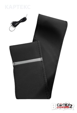 Калъф за волан, шиещ тип Алкантара с мерник, различни цветове, снимка 2 - Аксесоари и консумативи - 38459473