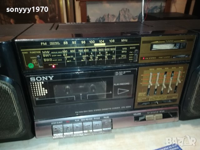 SONY CFS-1000S 2108231046LNV, снимка 2 - Радиокасетофони, транзистори - 41917892